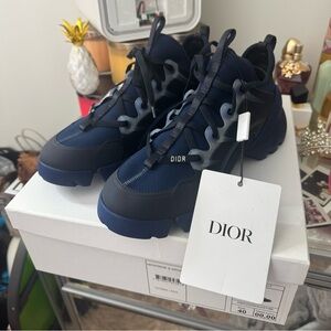 Dior Navy Blue Sneakers